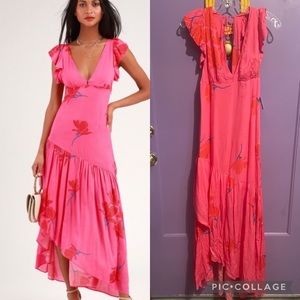 Nwts Free people sz12  she’s a waterfall dress